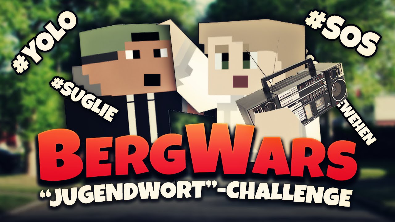 DIE "JUGENDWORT"-CHALLENGE ★ Minecraft: BEDWARS | Herr Bergmann