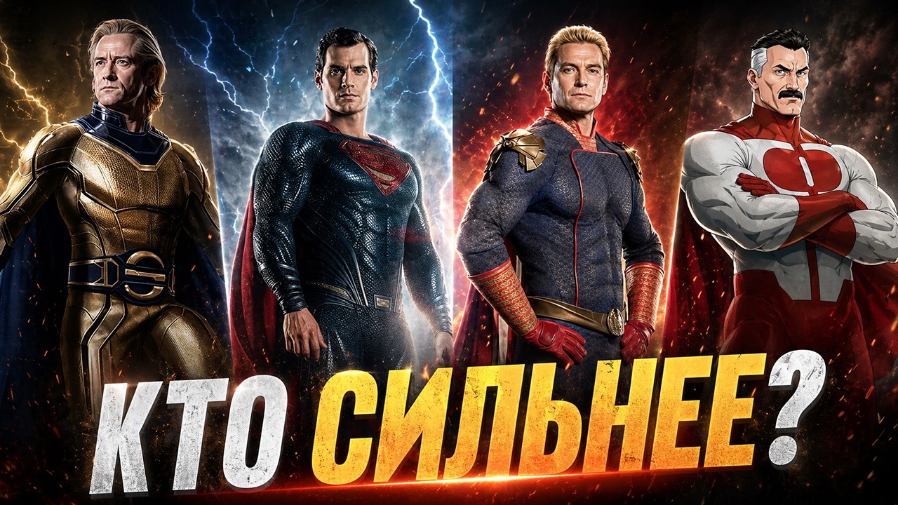 Часовой VS Хоумлендер VS Супермен VS Омни-Мэн