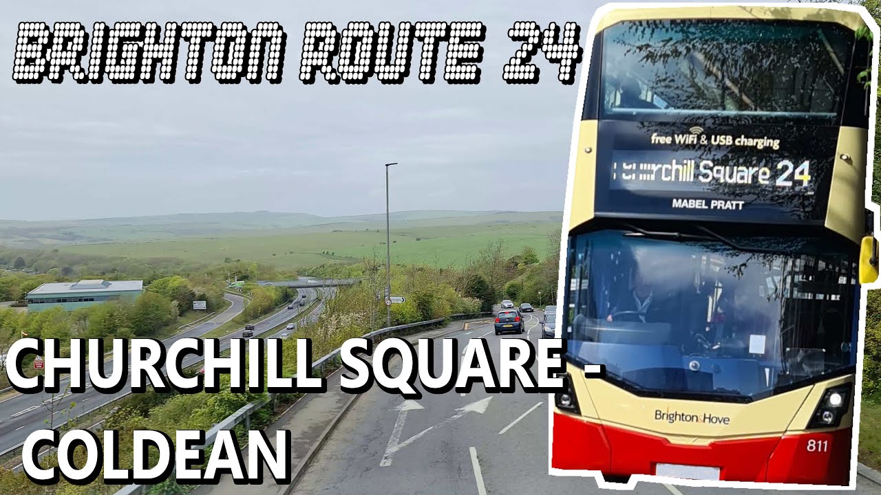Brighton Bus Route 24: Churchill Square - Coldean