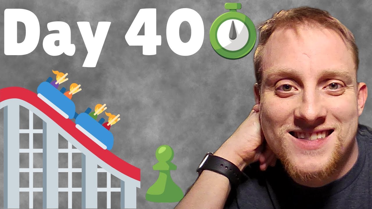 Day 40: What a Rollercoaster?! - Road to 2100 on Chess.com