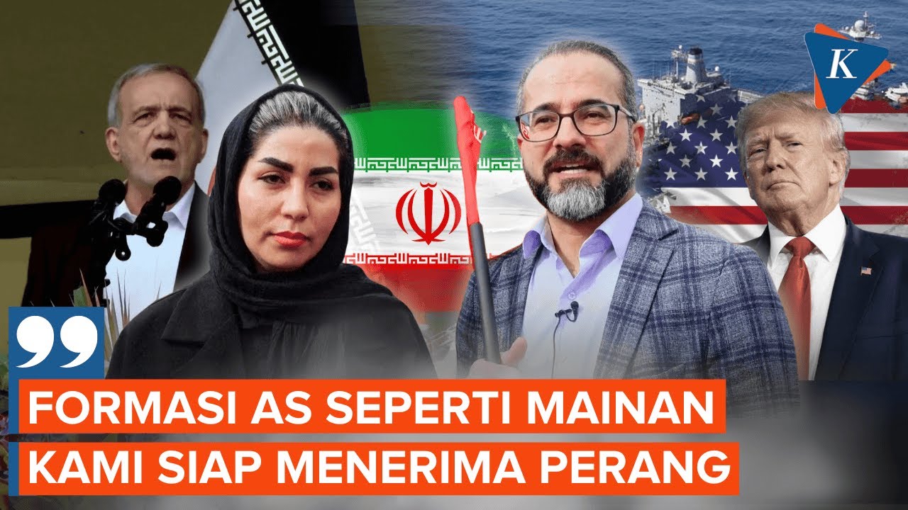 Warga Iran Ejek Formasi Militer AS, Siap Bersatu untuk Perang!