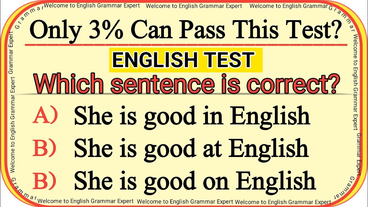 Mixed English Grammar Quiz: Only 3% Can Pass This Test!#englishgrammar 