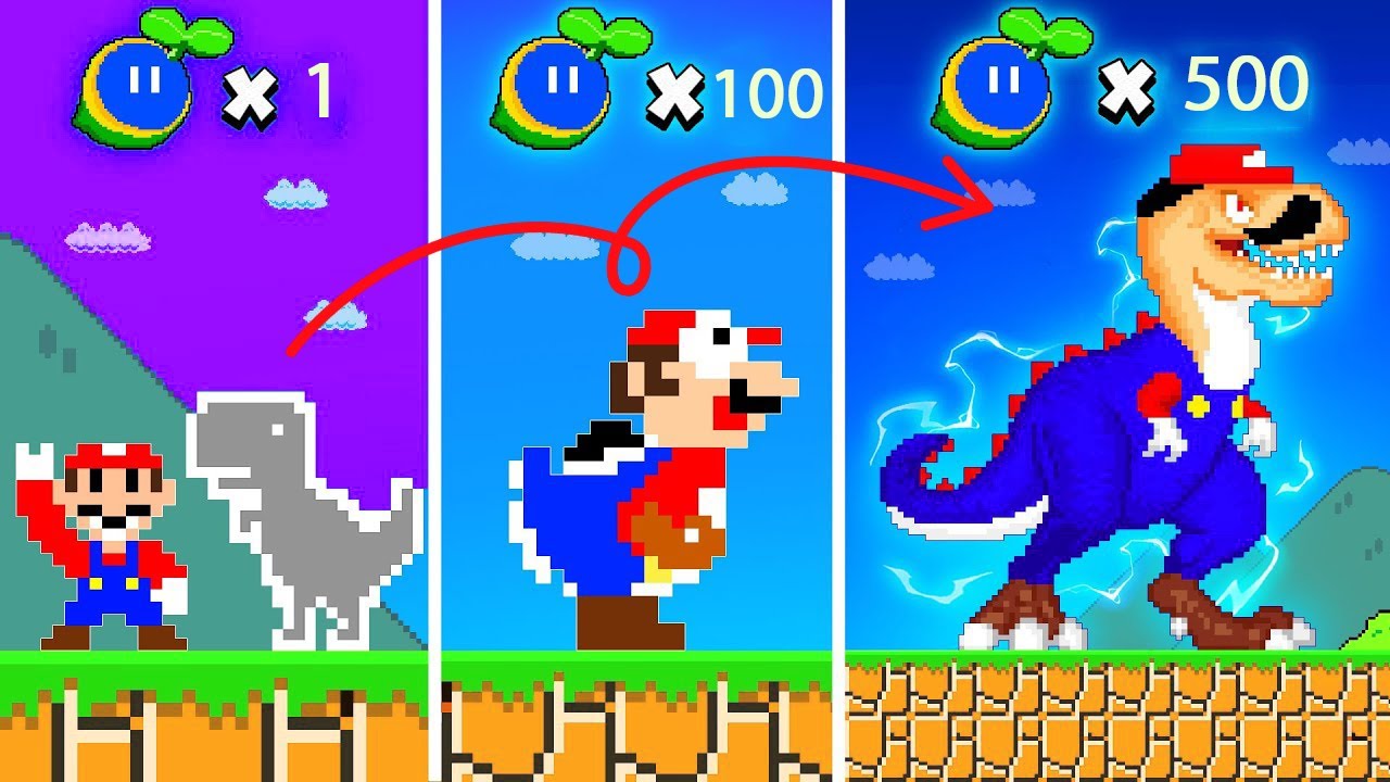 Super Mario Bros. But When Every Seed Makes Mario Become Black Panther