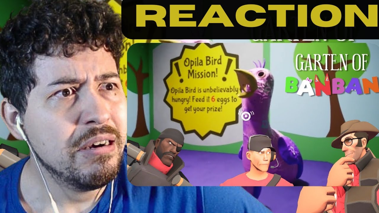 SNIPER NOOOOO!!! The Mercs Play Garten of BanBan Reaction
