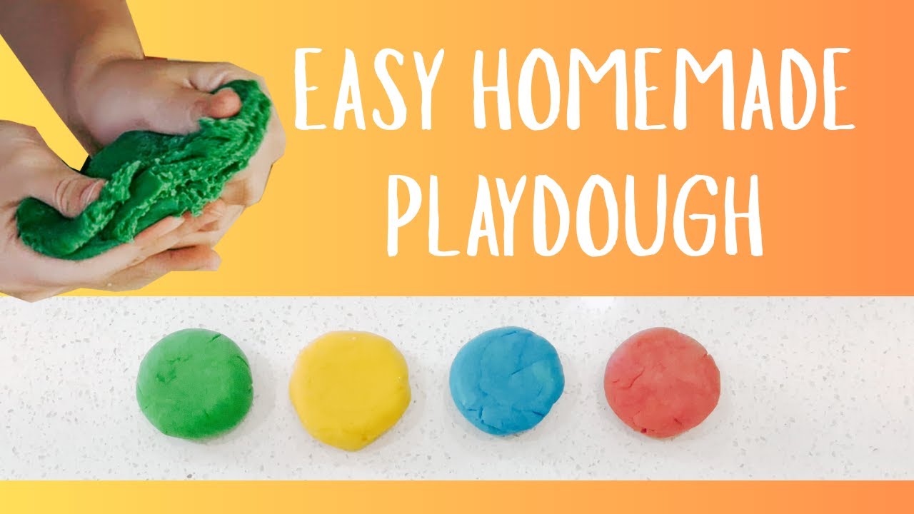Tutorial for Homemade PLAYDOUGH for Kids✨🎨 | Easy Playdough recipe!