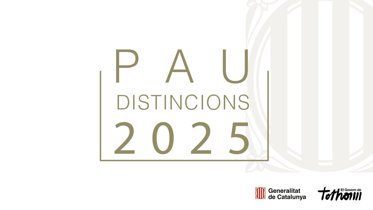 Acte de lliurament de les distincions de les Proves d'Accés a la Universitat 2025