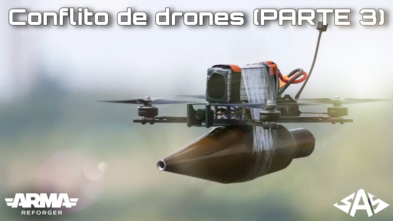 Conflito de DRONES [Parte 3] Arma Reforger (SAS-MOD)