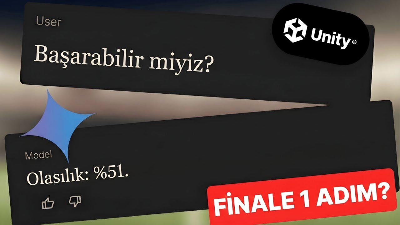 Hiçbir Şey Bilmeden Yapay Zekâ ile Online Futbol Oyunu Yapmak? | #6 – Finale 1 Adım