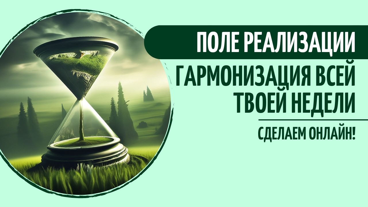 Поле Реализации: Гармонизация недели! Первая задача на Стратегической Сессии | Развитие сознания