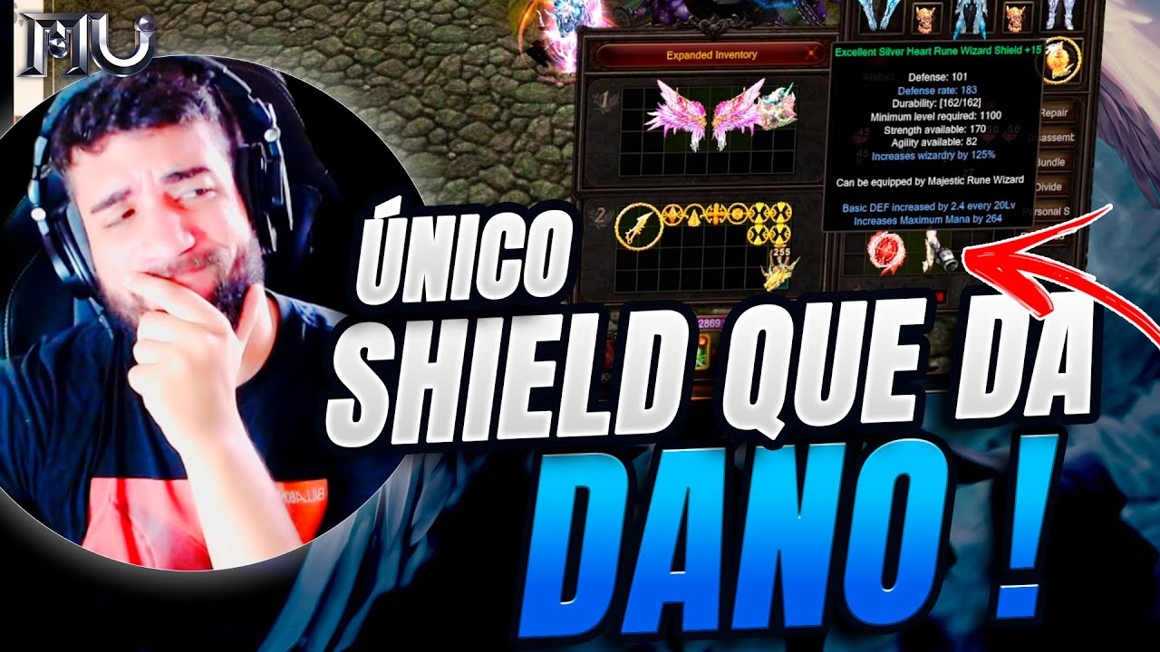 O SHIELD da RUNE simplesmente DOBRA o dano do char - RUNE maior DMG do jogo?