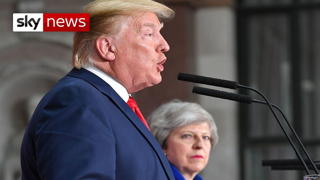 Trump slams Corbyn and sparks NHS row