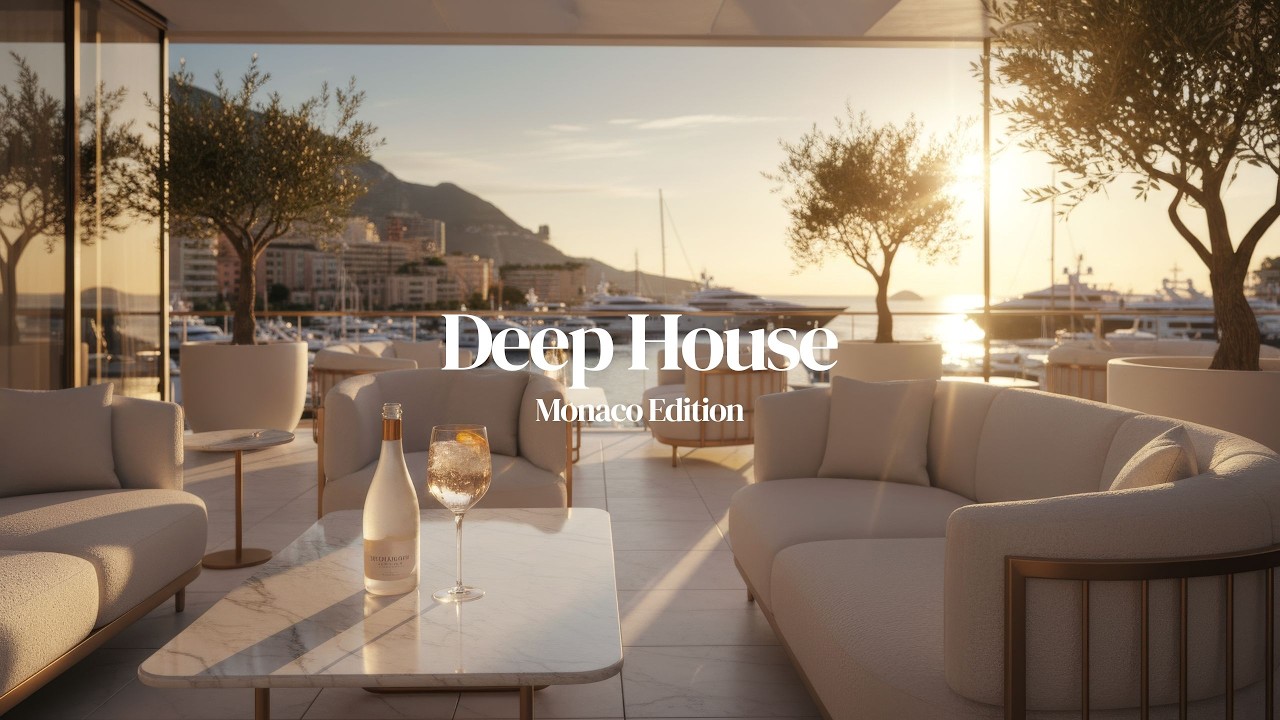 Monaco Lounge – Deep House Lounge Music 🌅 Golden Hour Marina | Golden Opal