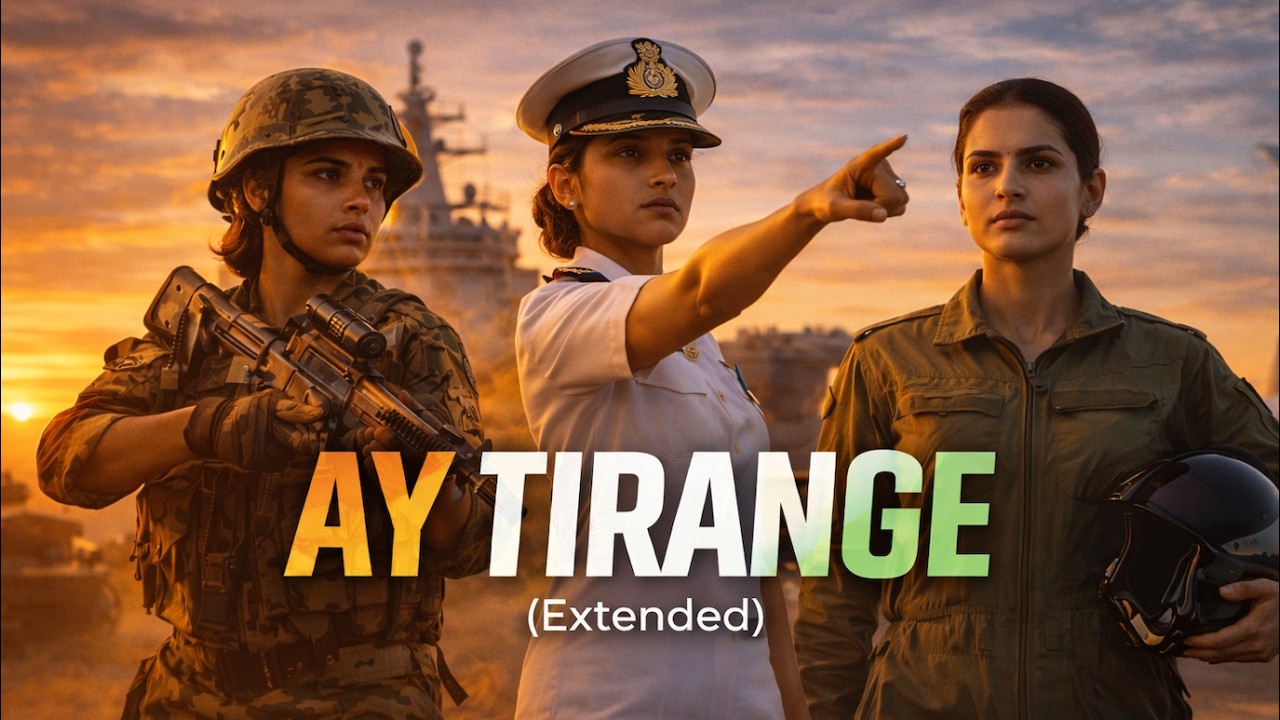 AY TIRANGE Extended Version - A salute to the women who stand for India across land, sea and sky.