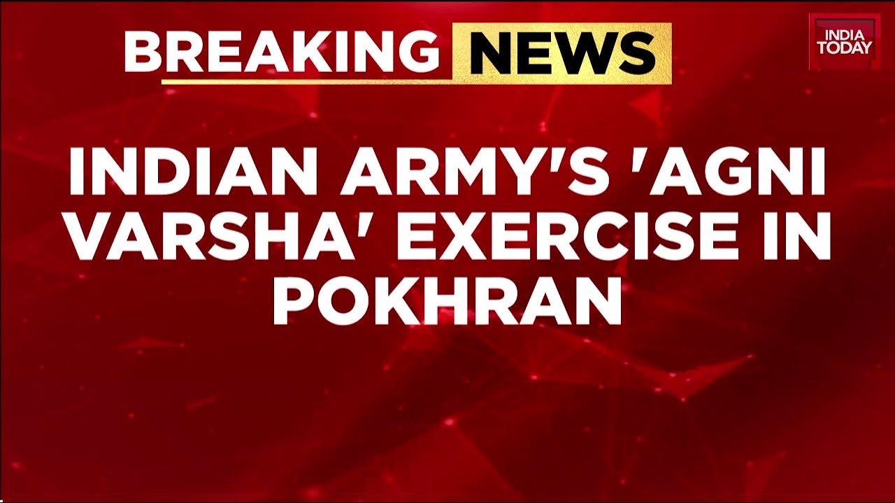 Exercise Agni Varsha: Indian Armed Forces Display Firepower At Pokhran Ranges | Indian Army News
