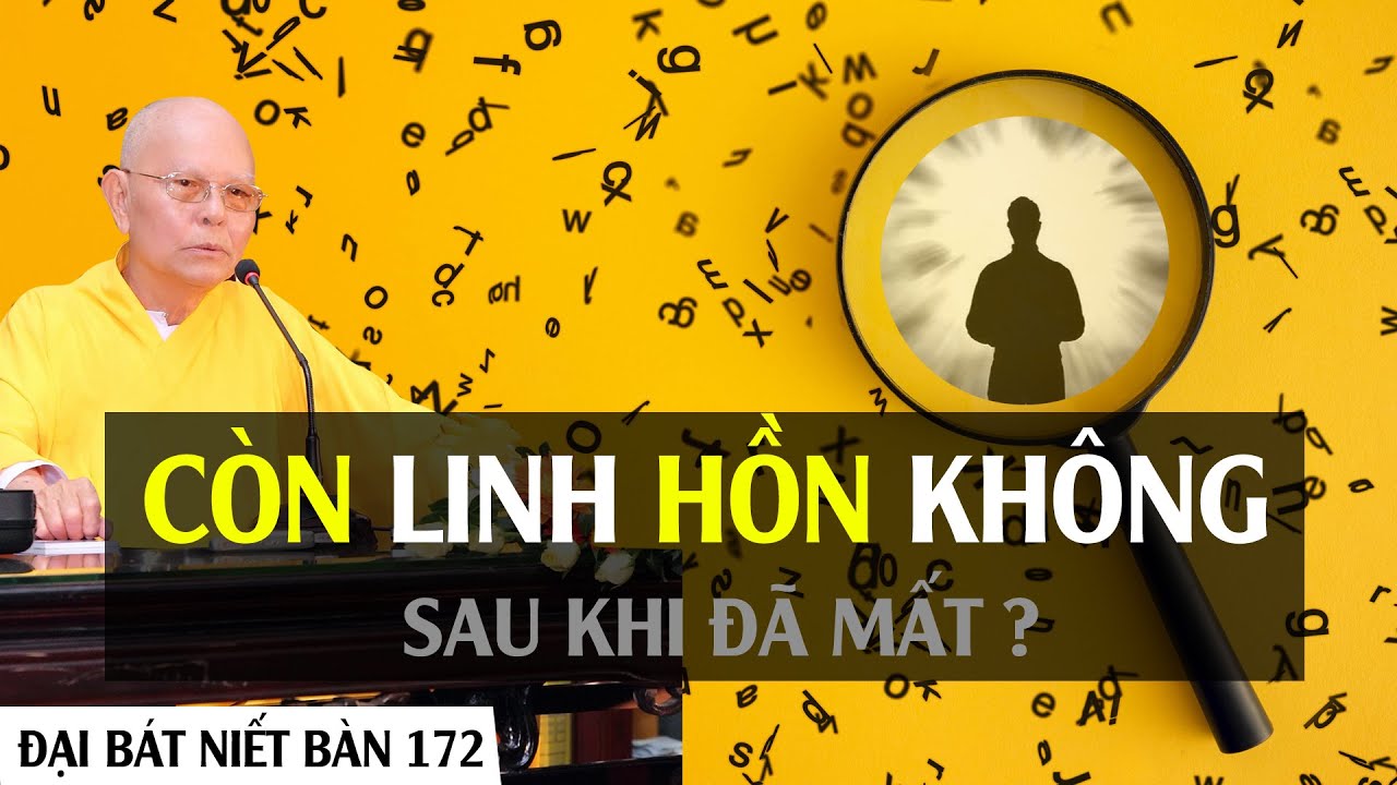 ĐẠI BÁT NIẾT BÀN kỳ 172 (Video) Còn Linh Hồn Không Sau Khi Mất | HT Thích Từ Thông