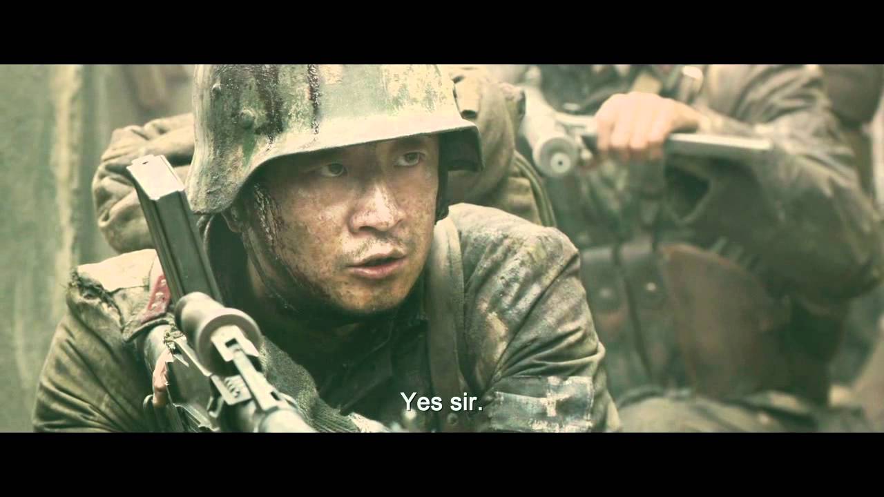 The Flowers of War - Major Li (Tong Da Wei) leads the Chinese army in an attack