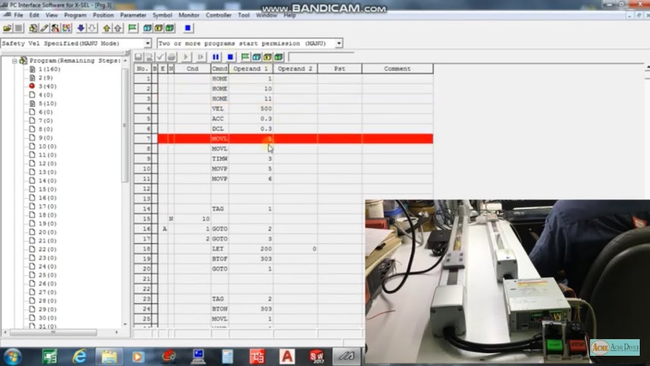 PSEL XSEL Software Training, XSEL PC Software, การใช้งาน IAI, พื้นฐานโปรแกรม  EP2