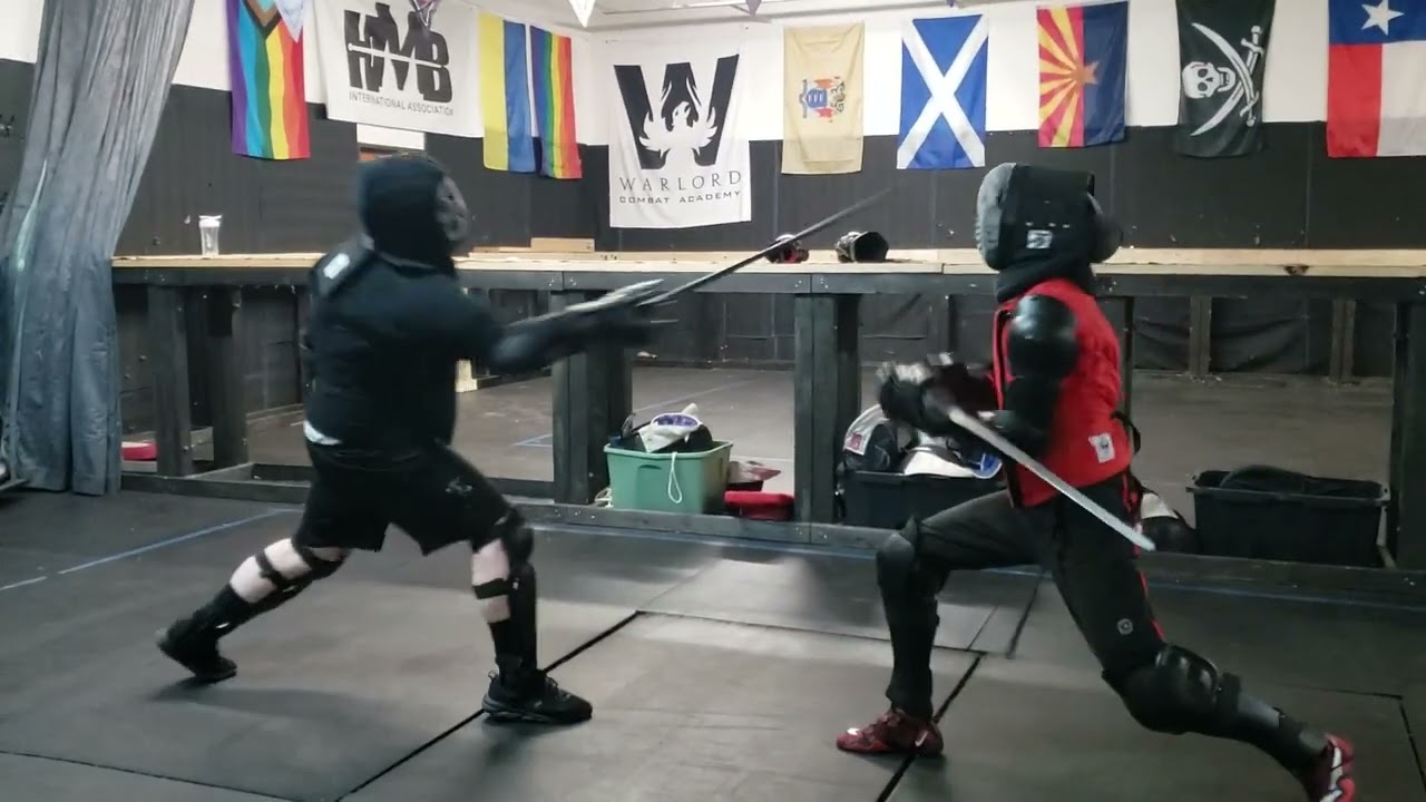Josh and Kenny Sidesword/Katana Sparring 12-15-22 #3