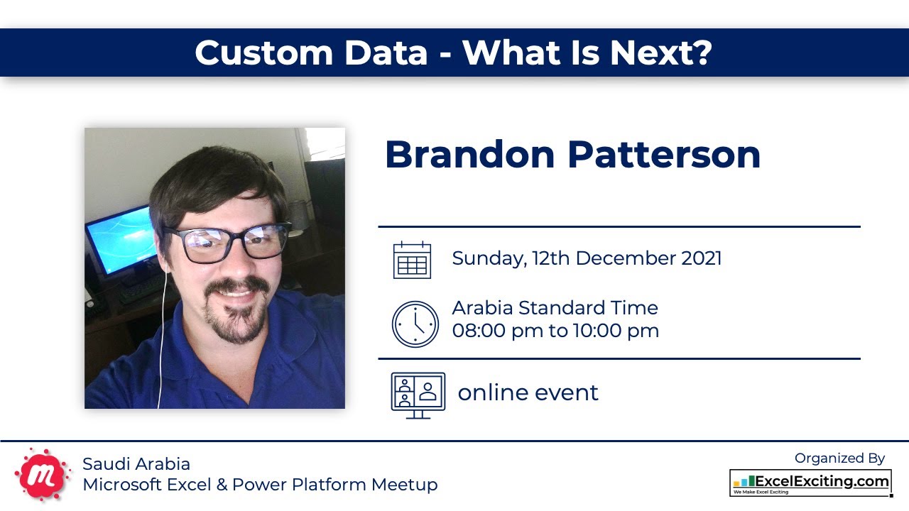Custom Data - What Is NEXT ? with Brandon Patterson