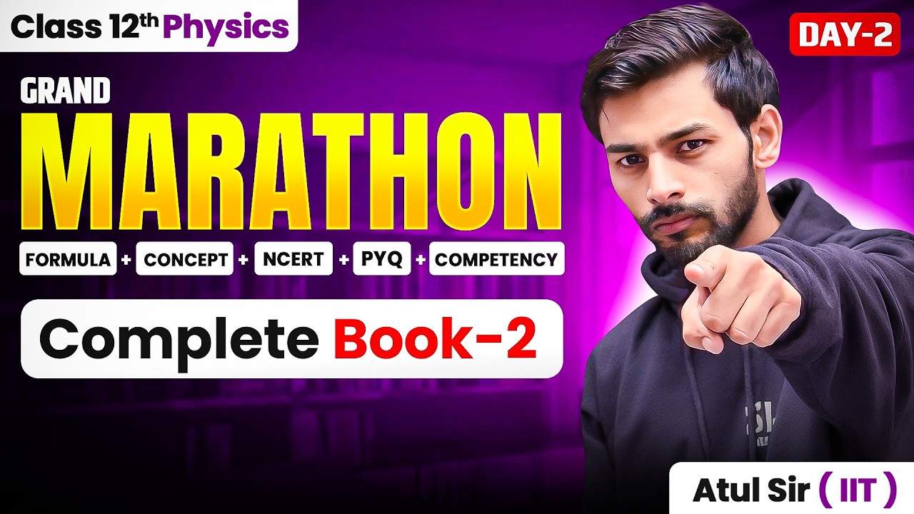 Class 12 Physics Grand Marathon DAY 2 🔥 Ch 9–14 (Optics + Modern + Semiconductors) | CBSE 2025-26