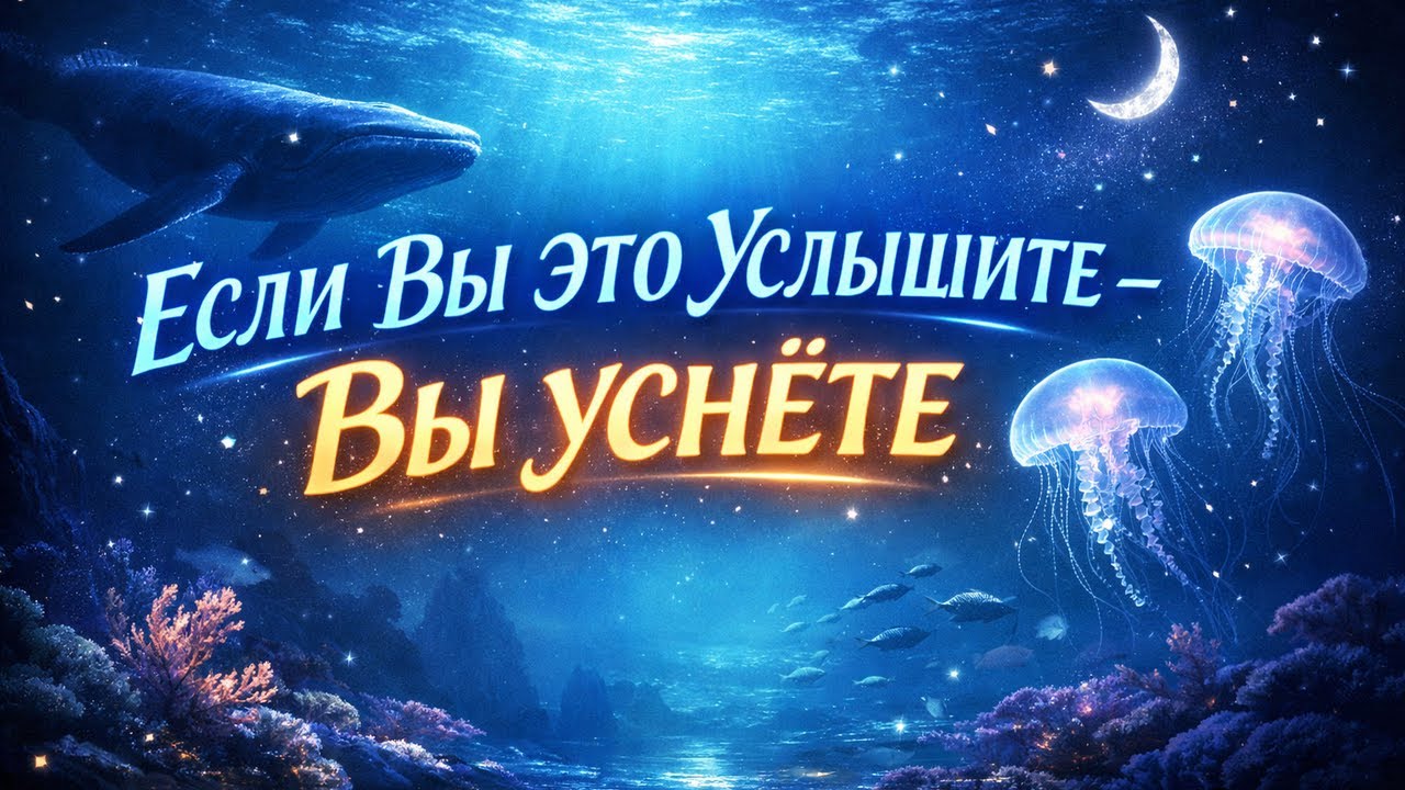 Самый расслабляющий подводный мир 🌊 Мгновенное засыпание и лечебный сон 😴#глубокийсон #сонза5минут