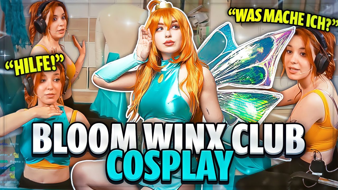 Ja mein *rsch guckt aus dem Rock - Bloom Cosplay