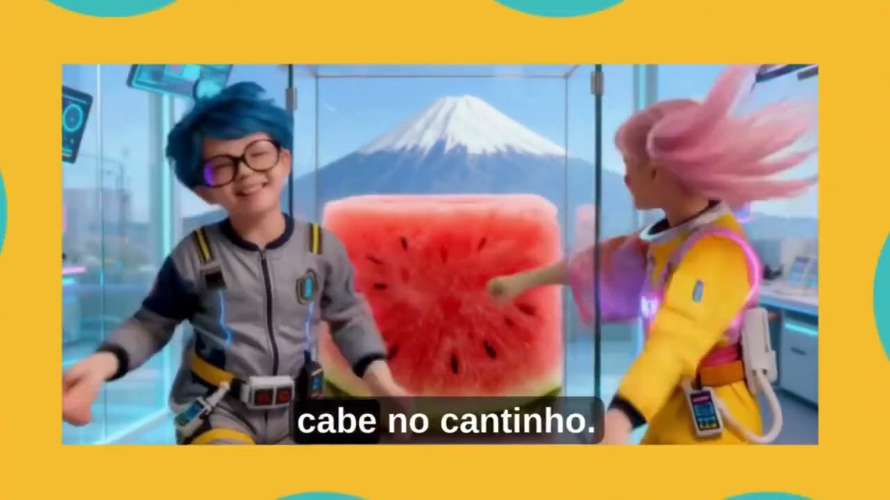 Cazum Kids   Melancia Quadrada Música e Curiosidades sobre a Fruta que Não Rola!