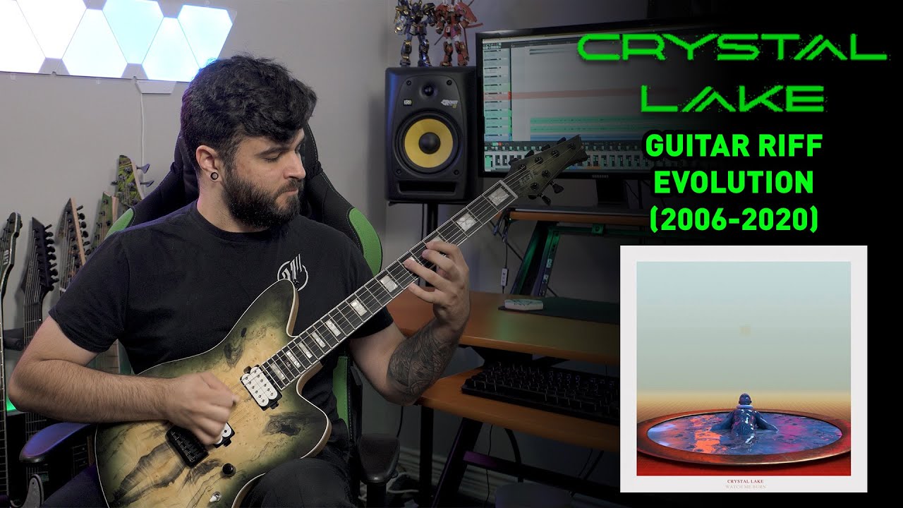 CRYSTAL LAKE Guitar Riff Evolution (2006-2020, Dimension - Watch Me Burn)
