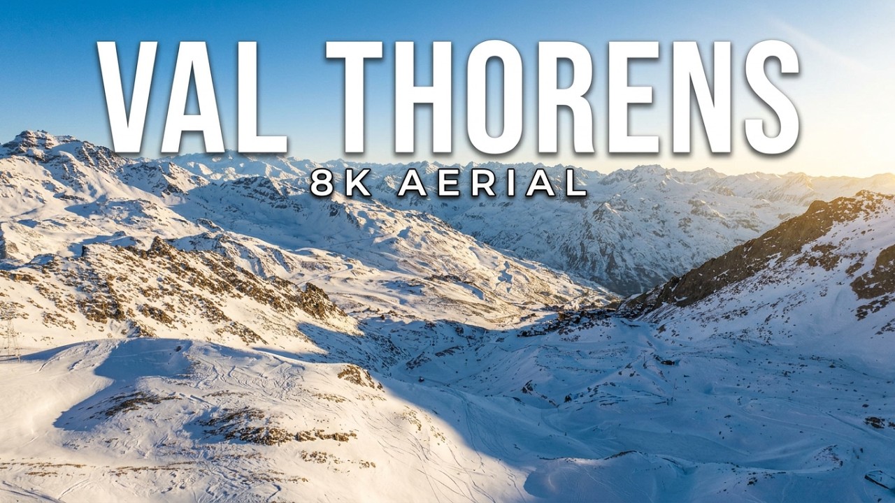 Val Thorens 2026 8K Drone Video
