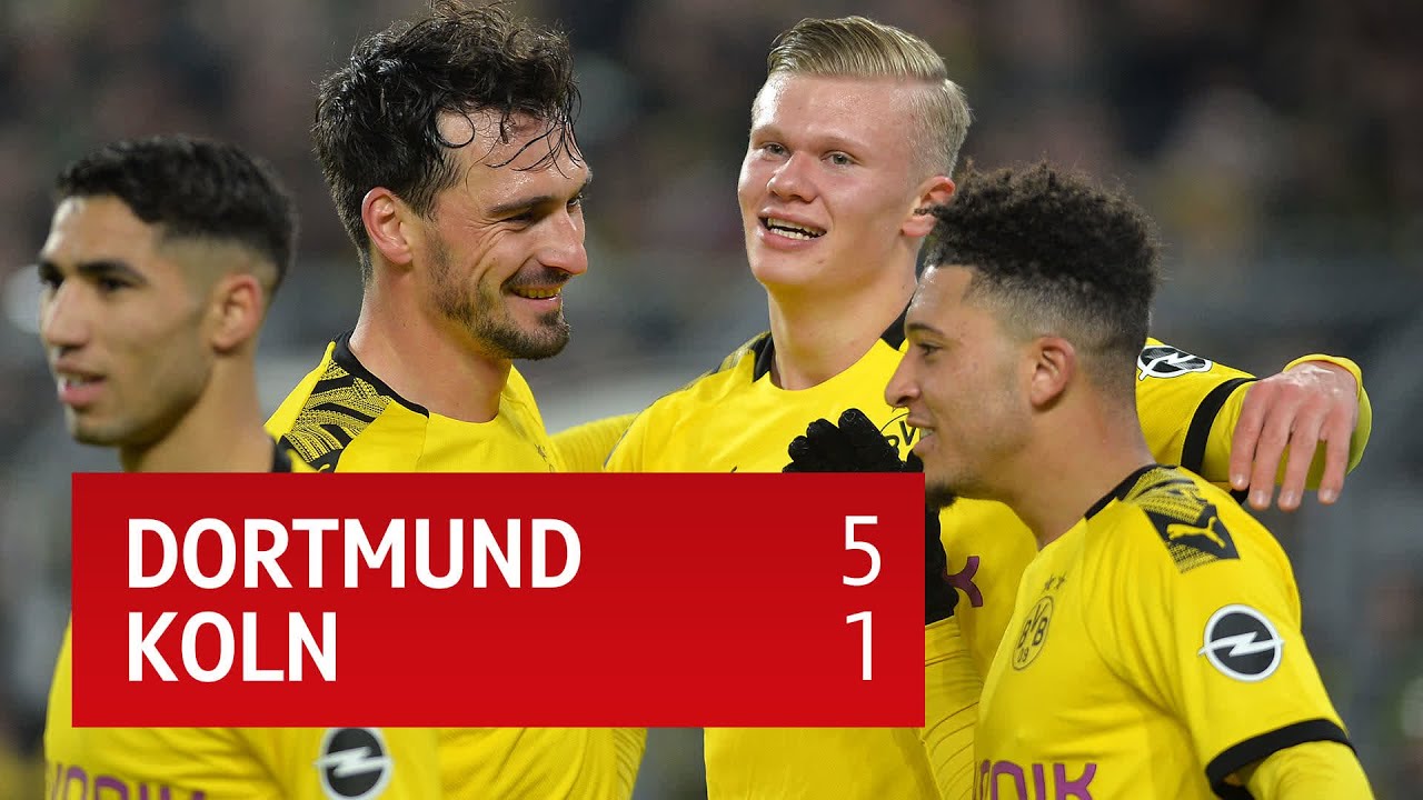 Borussia Dortmund 5-1 FC Koln | Bundesliga Highlights
