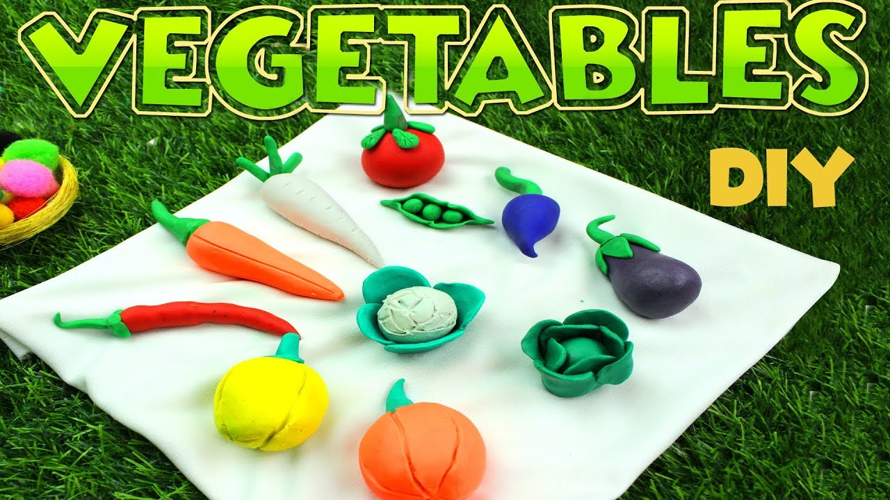 CREATIVE CLAY HACKS | Cool and Funny DIY Clay Art Hacks - Green Vegetables