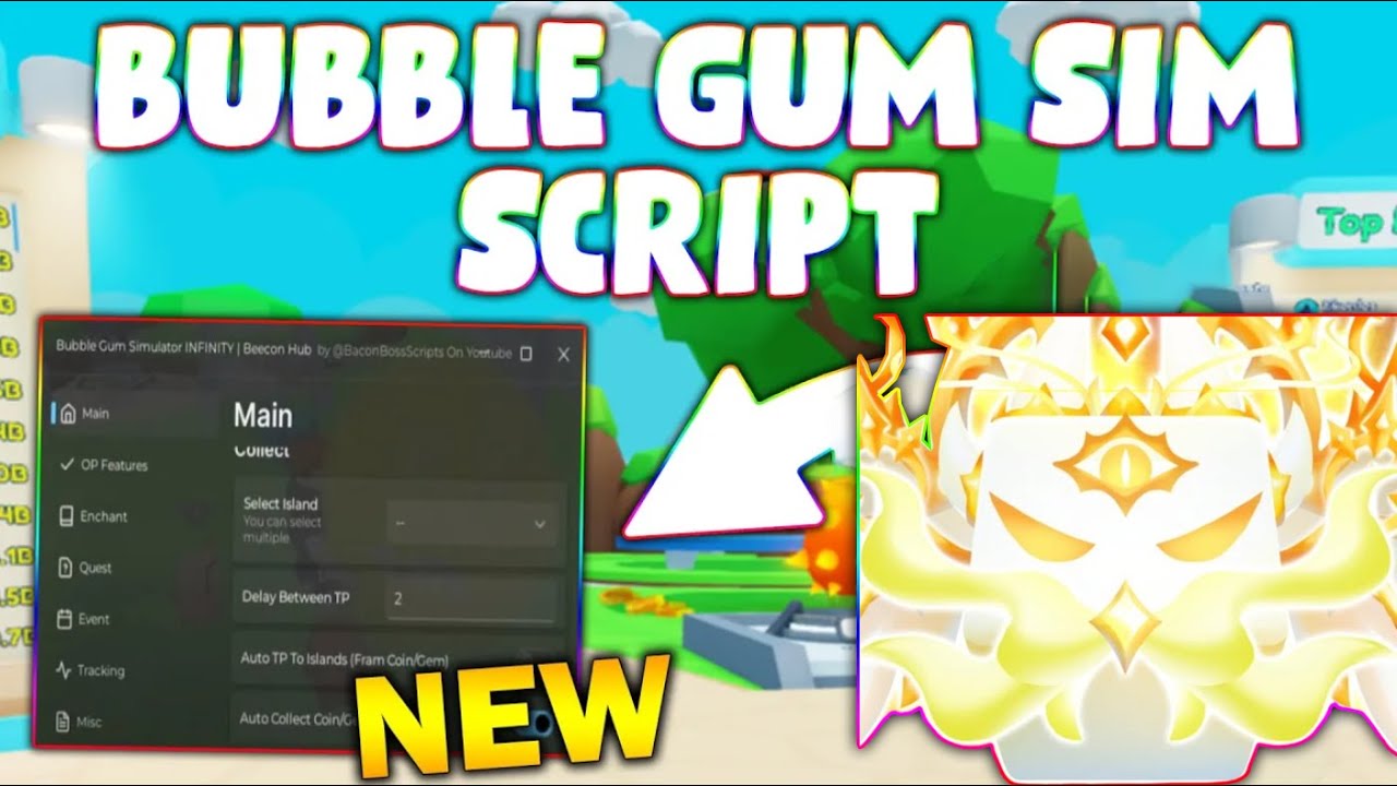 *NEW* Bubble Gum Simulator INFINITY Script (PASTEBIN 2025) ( AUTO FARM QUEST ,AUTO BLOW AND MORE )