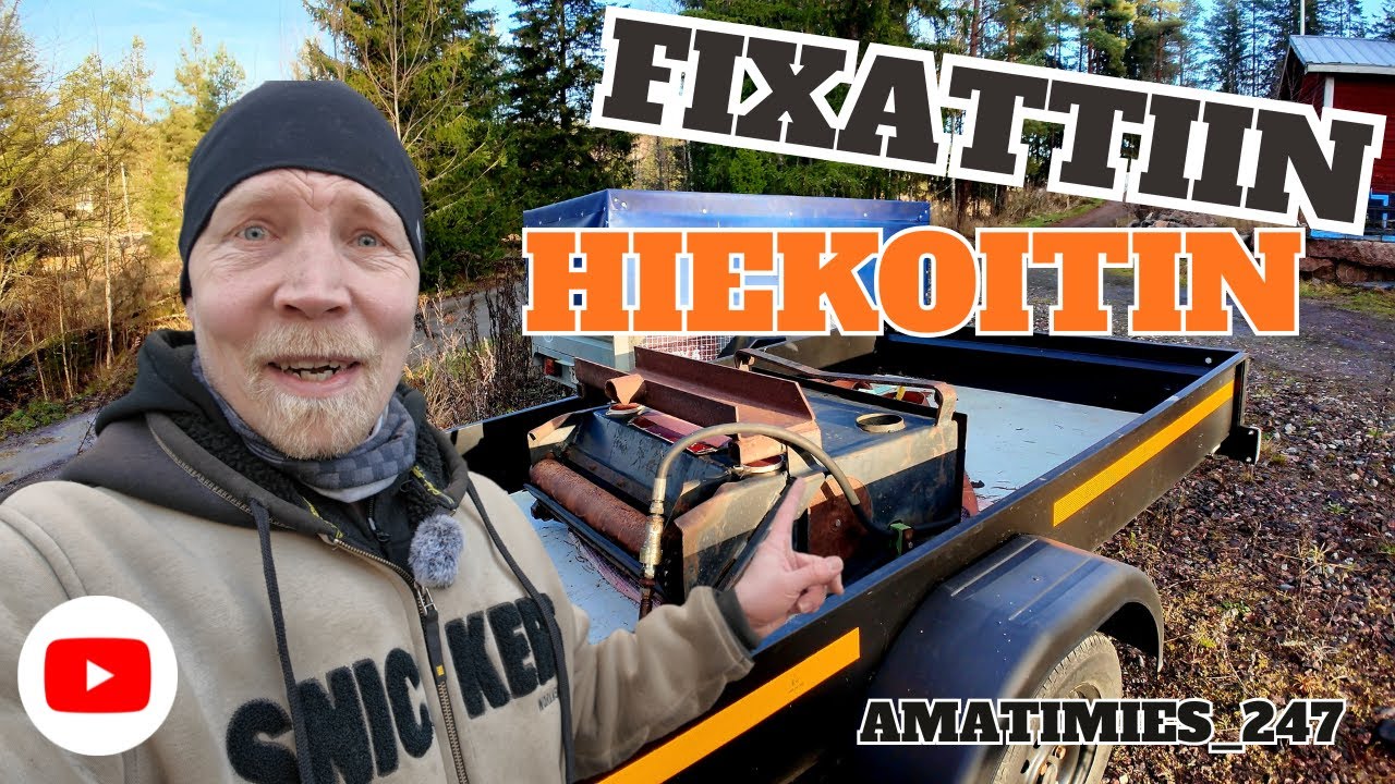 Uuden hiekoittimen fixaus