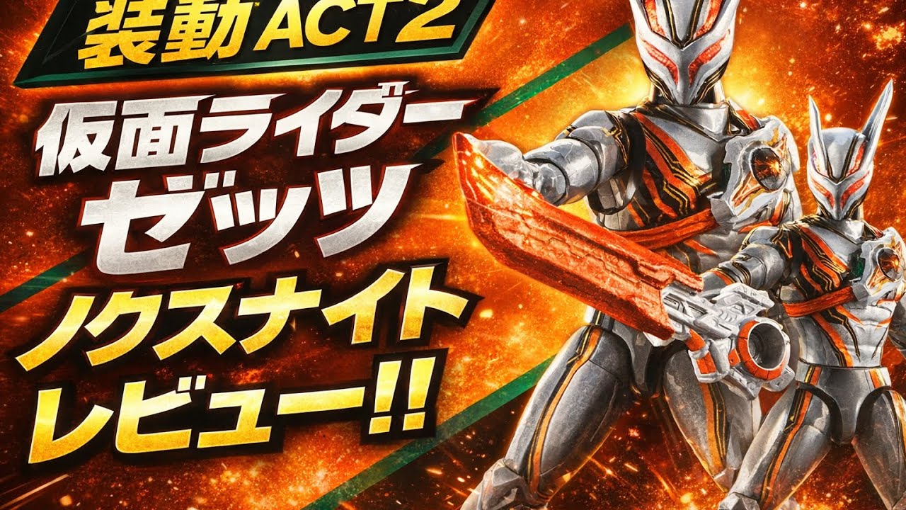 完成度が高い！装動仮面ライダーゼッツ　ACT2 ノクスナイトを簡単レビュー！