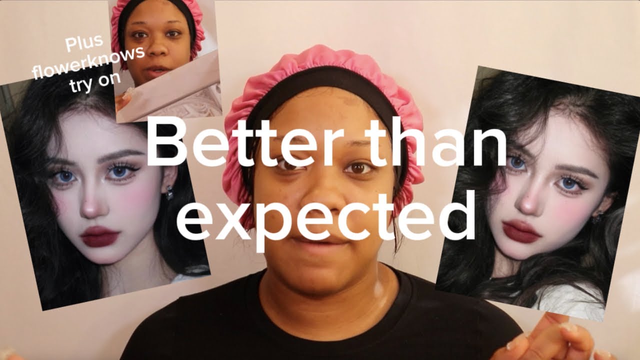 DOUYIN UNRECOGNIZABLE MAKEUP | Black Girl Version ft. Flowerknows #douyinmakeup#makeup#unrecognizabe