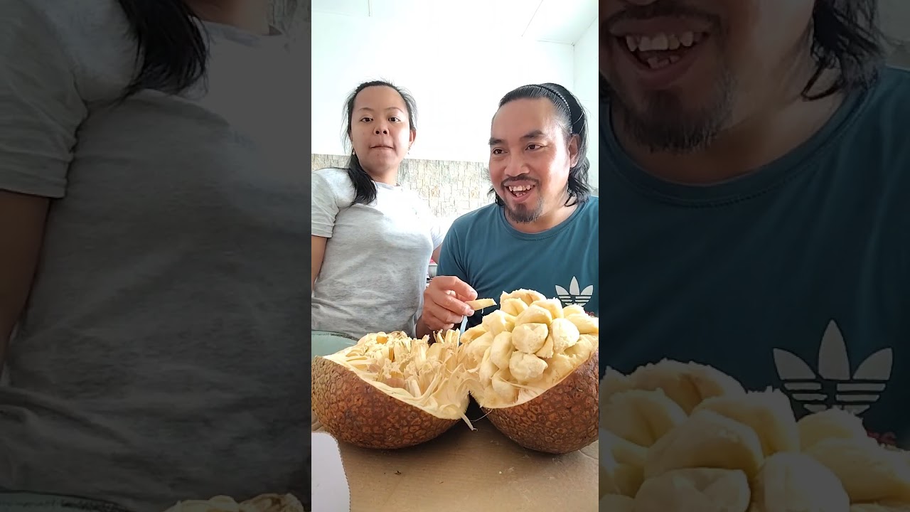 Makan buah trap n buah temedak, 