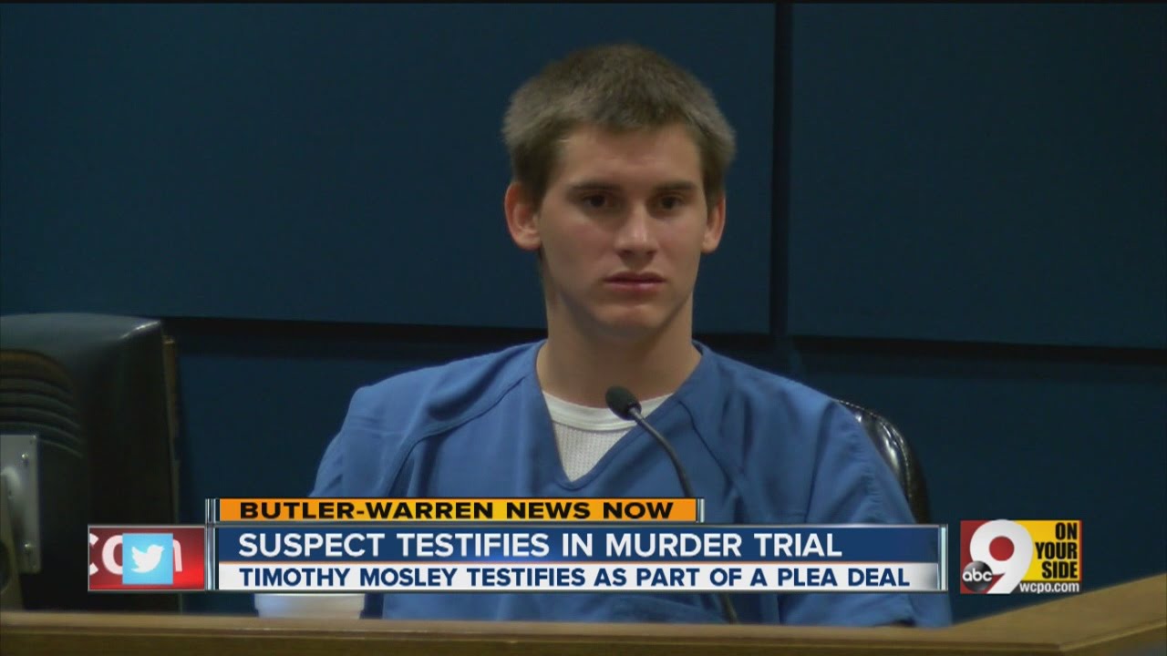 Timothy Mosley testifies in murder trial as part of a plea deal