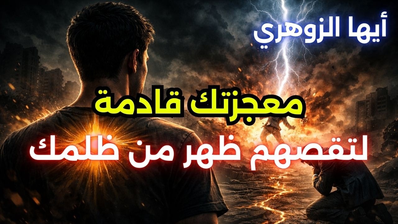 أيها الزوهري معجزتك قادمة الآن لتقصم ظهر من ظلمك