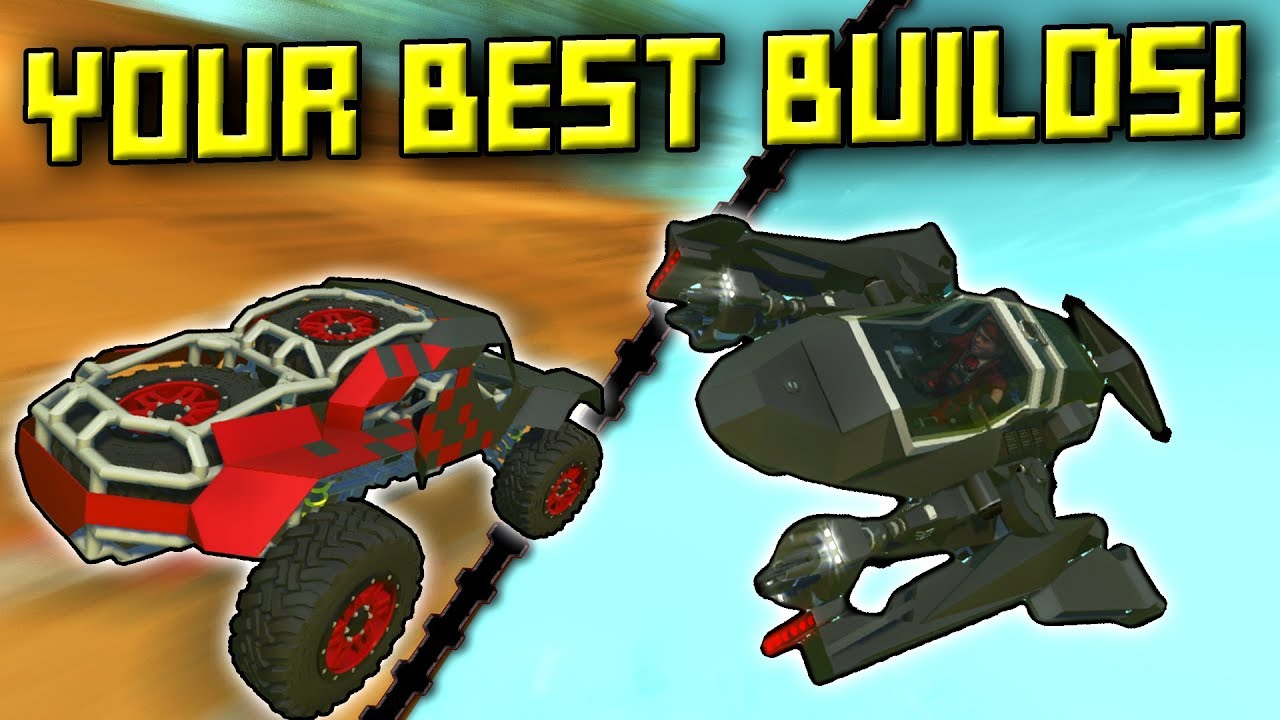 TROPHY TRUCKS, FLIERS, WAVE TABLES and MORE!! [Your Best Builds 4] - Scrap Mechanic Gameplay