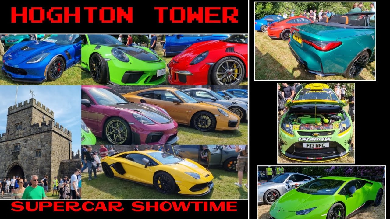 HOGHTON TOWER | SUPERCAR SHOWTIME | #supercars #hoghtontower #porsche #2023 #showtime #lamborghini