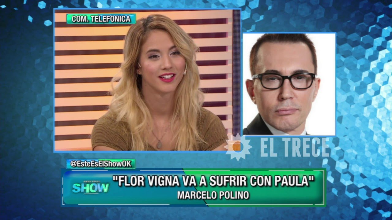 Marcelo Polino irrumpió en vivo y atacó a Flor Vigna