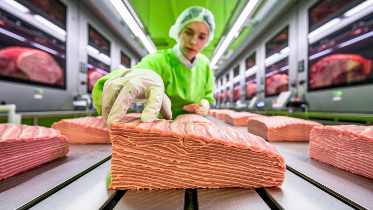 CÓMO se HACE la CARNE IMPRESA en 3D | Proceso en Fábrica 🏭