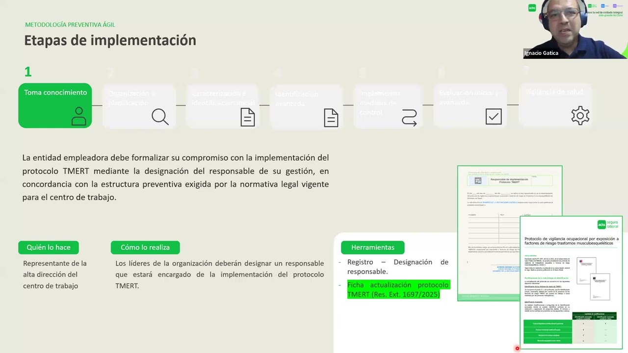 Conoce las últimas actualizaciones normativas del protocolo TMERT