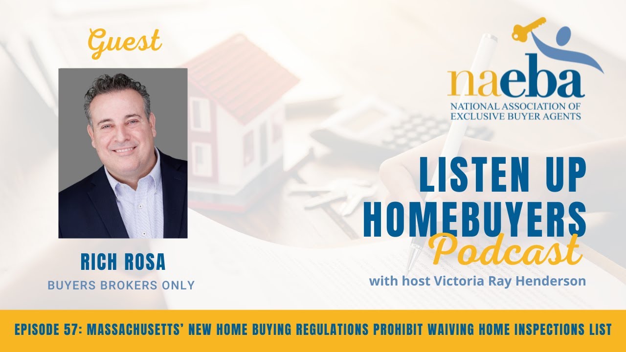 E57 - Massachusetts’ New Home buying Regulations Prohibit Waiving Home Inspections List