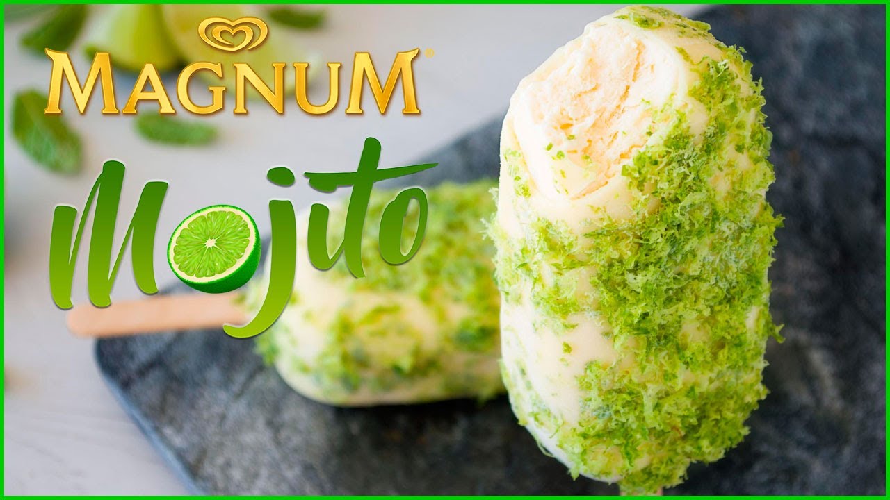 🍹 MAGNUM de MOJITO | HELADO Casero 🍦[Con y Sin Heladera 🤩]