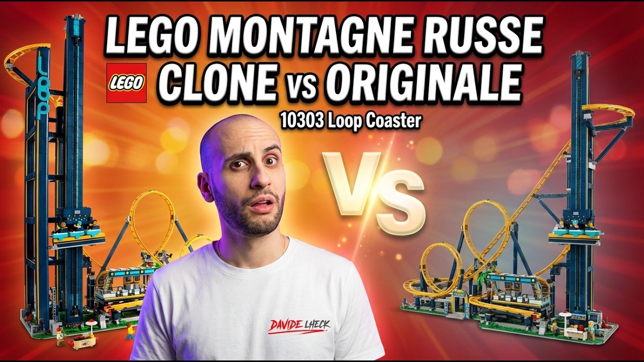 LEGO Montagne Russe 10303 Loop Coaster: CLONE vs ORIGINALE Test Completo 🎢