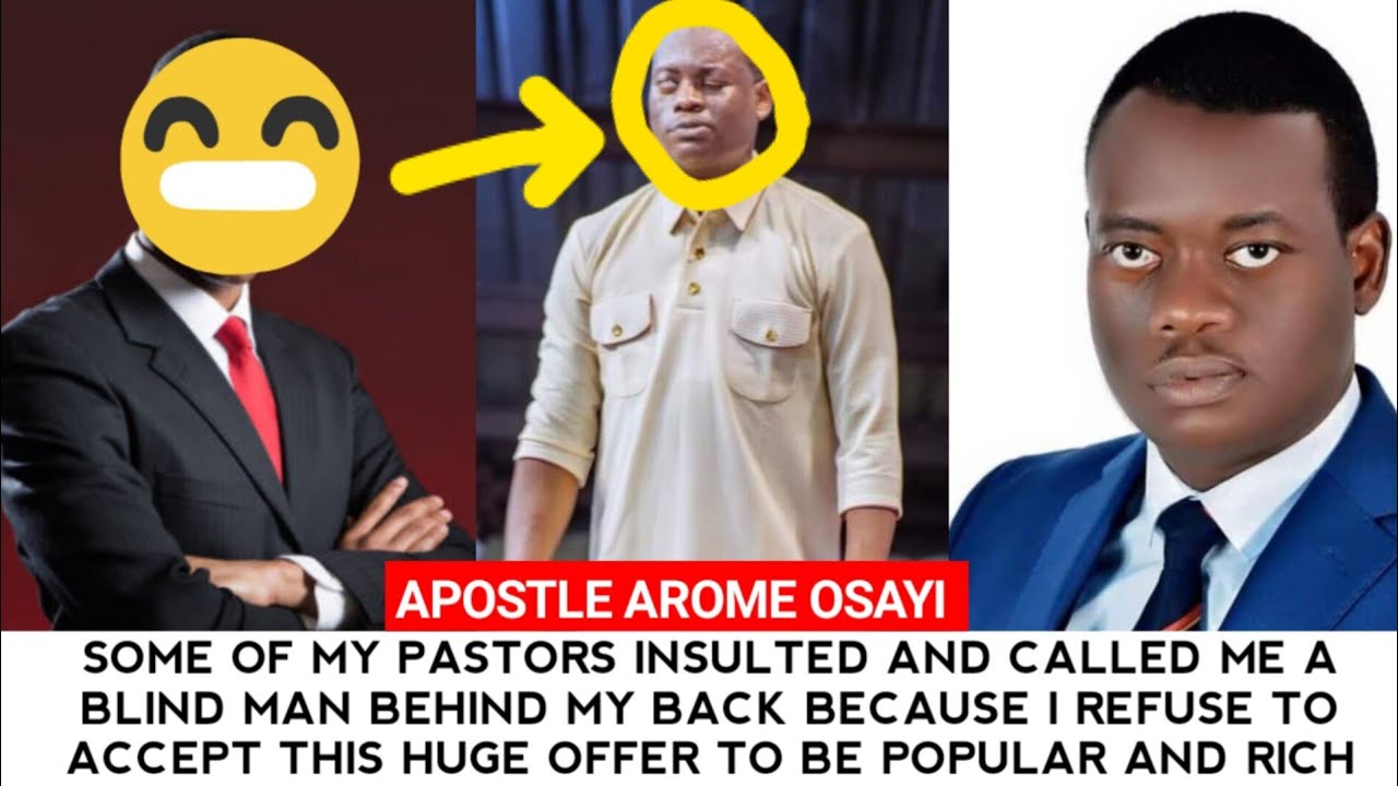 THEY CALLED ME A BLIND MAN BECAUSE I REFUSE TO ACCEPT THIS HUGE OFFER TO BE POPULAR & RICH-APS AROME
