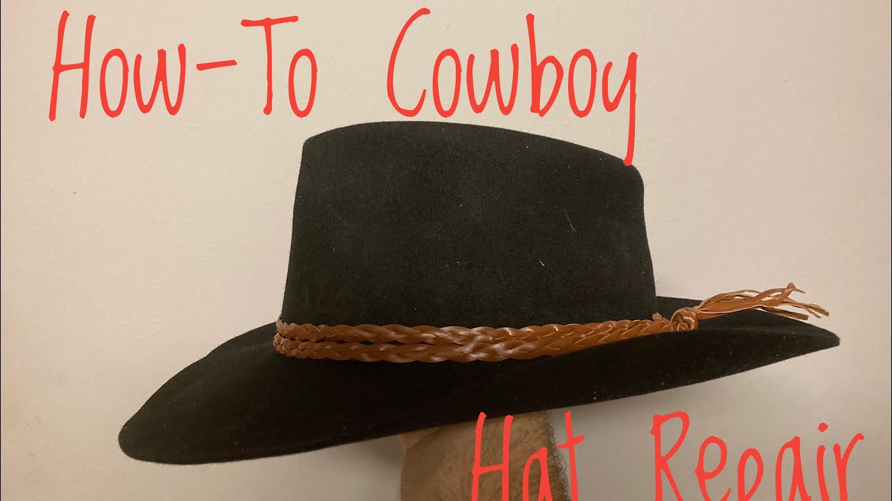 DIY cowboy hat restoration