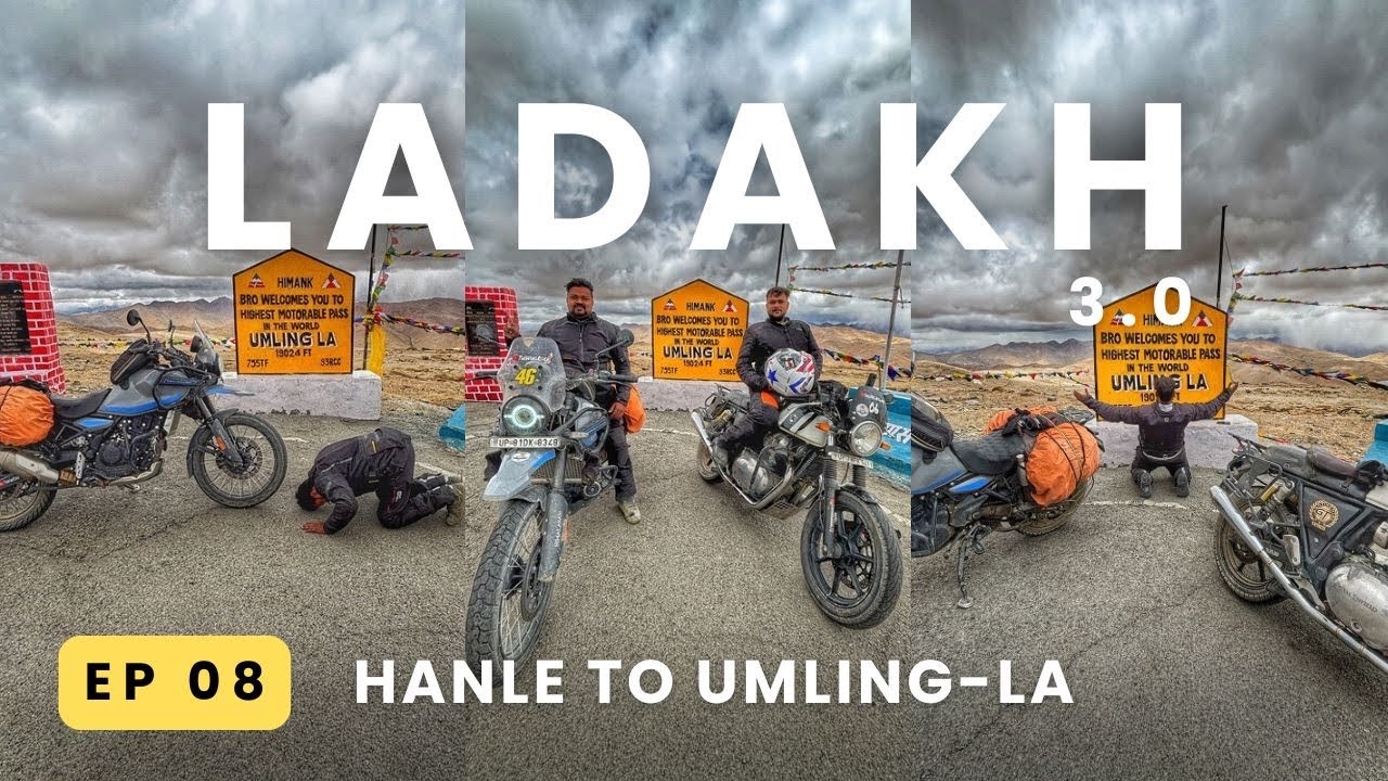 LADAKH 3.0 || Ep-08 || Finally Reached UmlingLa Top || TheWingRider