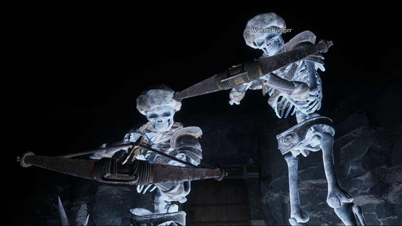 Pretending To Be Frost Skeleton Crossbowman (We're Rangers)  | Dark and Darker
